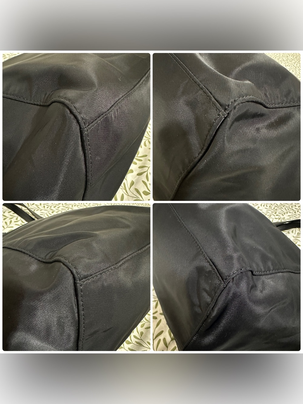 Tory Burch Black Nylon Tote Bag - Picture 7 of 16